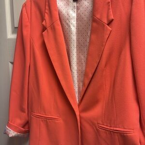 Kensie Vibrant Coral Blazer